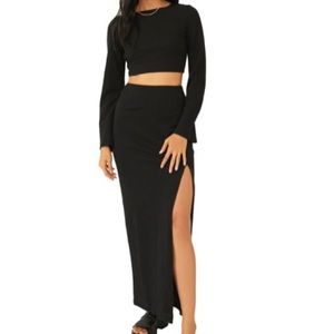 NWOT Free People Kendra Lace Crop Top & Skirt Set